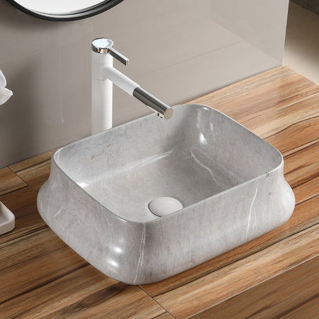 designer wash basin from fuao sanitary ware in grey white texture
