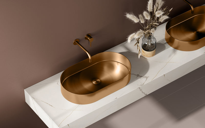 Oval Shape Stainless Steel Tabletop Washbasin | Sleek Design and Superior Quality