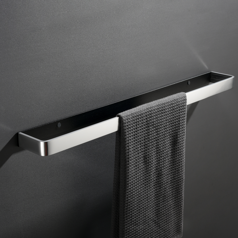 Premium Rust-Proof Anodised Aluminium Bathroom Towel Rod – Sleek & Durable Wall-Mounted Towel Hanger