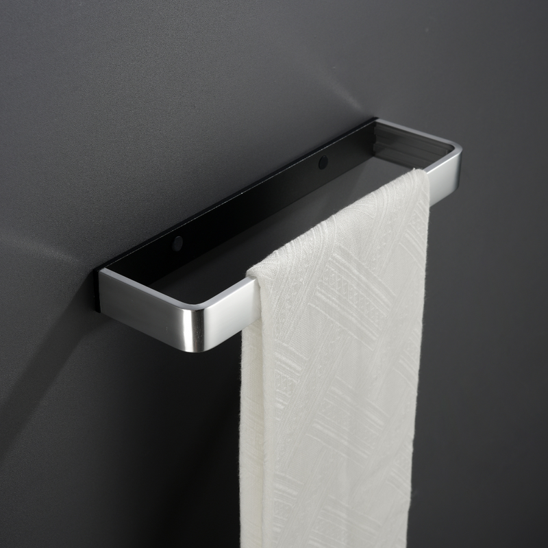 Luxury Matte Chrome Towel Ring for Bathroom – Rust-Proof Aluminium Hand Towel Holder