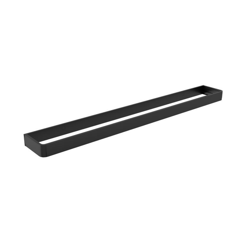 Matte Black Rust-Proof Aluminum Towel Bar – Wall Mounted Bathroom Towel Holder
