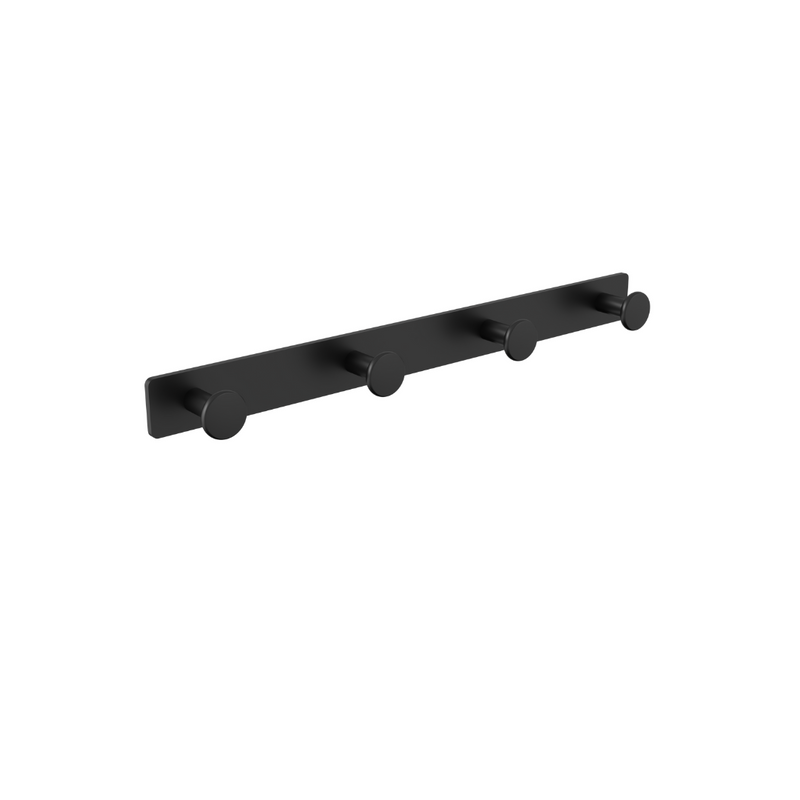 Premium Matte Black ROB Hooks for Bathroom – Rust-Proof High-Grade Anodised Aluminium Wall Hanger for Clothes & Towels