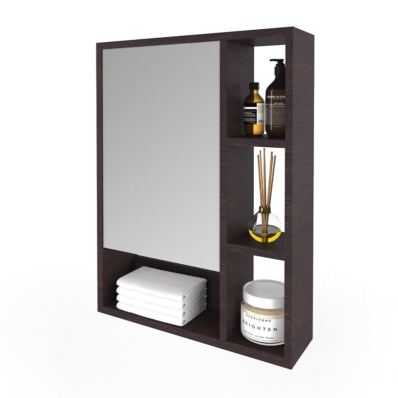 FUAO Sanitaryware HDHMR Single Door mirror bathroom cabinet MCB-6005
