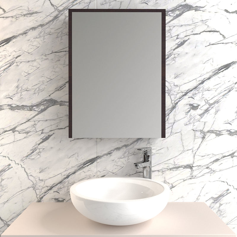 FUAO Sanitaryware Studio Teak bathroom mirror cabinet MCB-6036