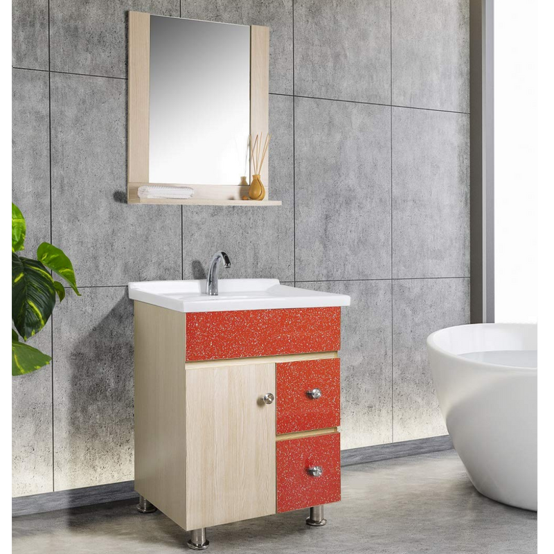 FUAO Sanitaryware Vanilla and Mojo bathroom vanity unit  WVC-7014