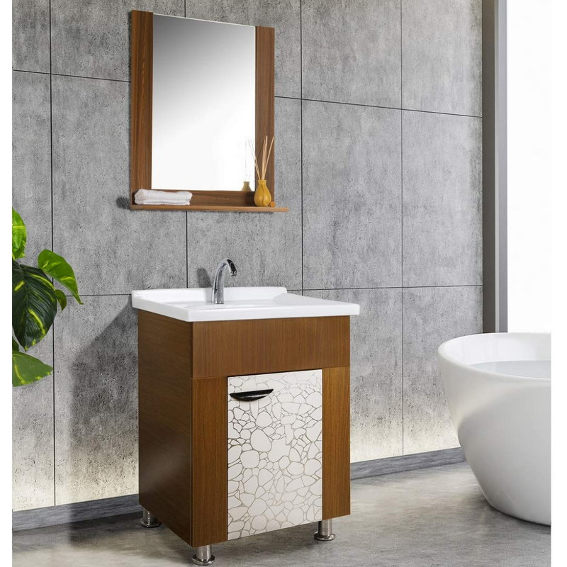 Mirrored Bathroom Vanity