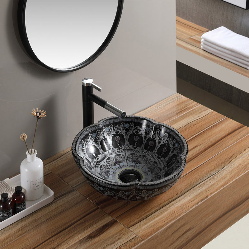 designer wash basin with Mirror